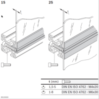 3842524058 - Klemmprofil 8 1S 10X3000MM