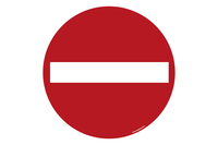 LG-SCHILD-600-11 - LongLife Schild - Bodenmarkierung